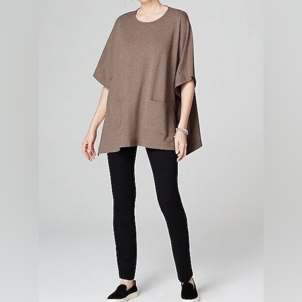 J Jill Pure Jill Extrasoft Relaxed Knit Poncho